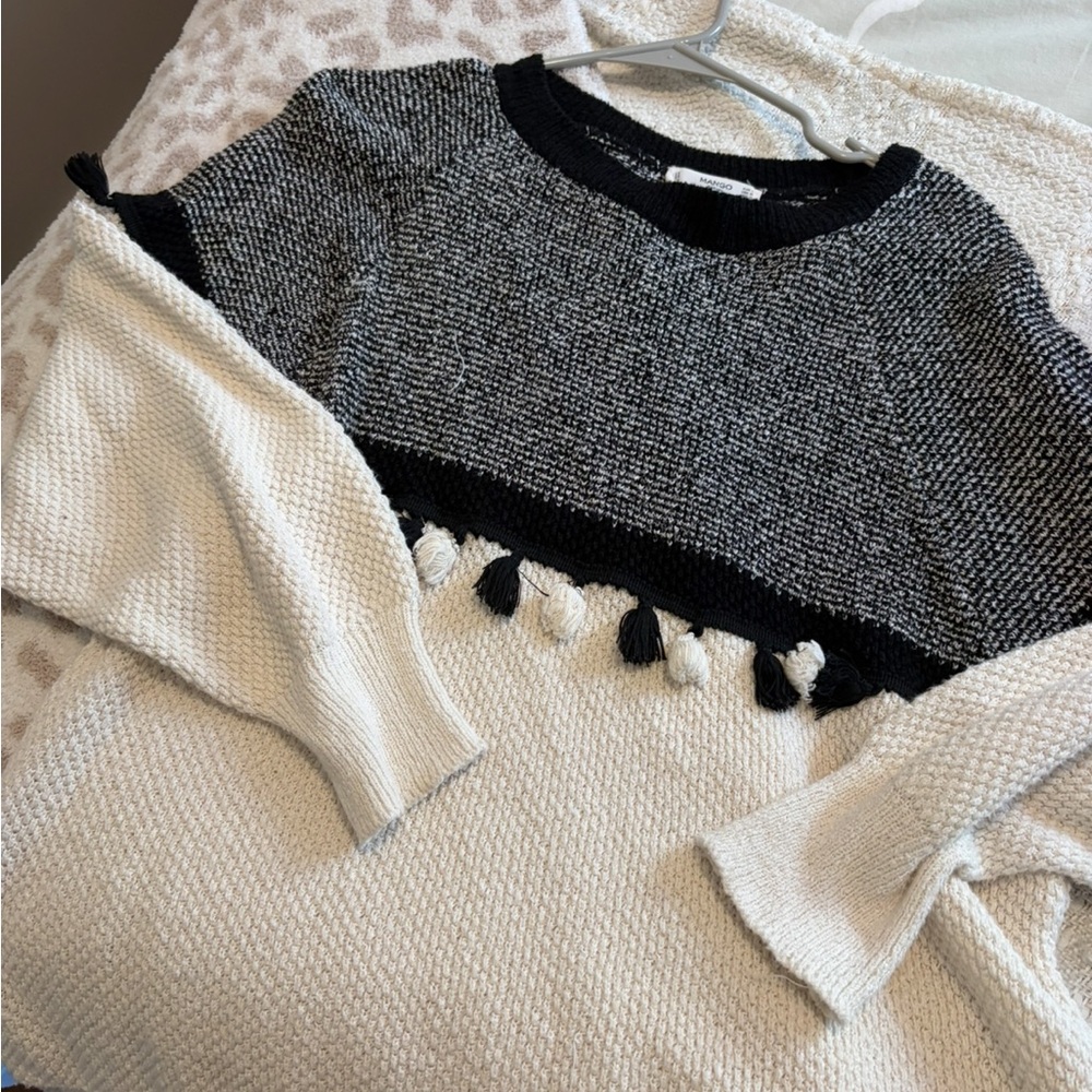 Mango Tassle Sweater